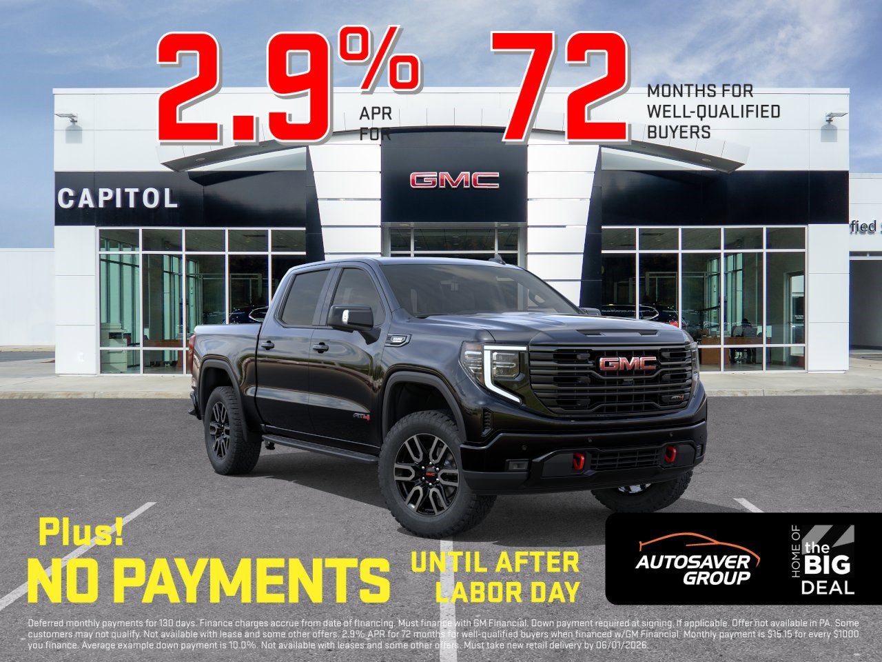 2026 GMC Sierra 4WD Crew Cab Short Box AT4's photo